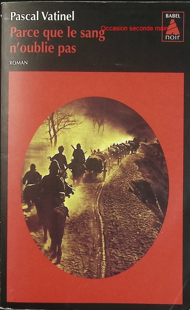 Parce que le sang n'oublie pas - Pascal Vatinel - Roman policier historique d'occasion - Livre