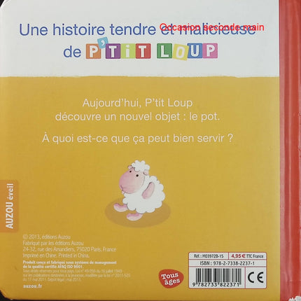 P'tit Loup va sur le pot | Livre jeunesse dès 2 ans | Album d'occasion - Livre