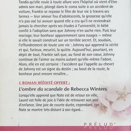 Pour que renaisse l'amour - L'ombre du scandale - Lee Duran & Rebecca Winters - Romance sentimentale - Livre poche d'occasion - Livre