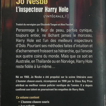 L’Inspecteur Harry Hole Intégrale Tome 1 – L’Homme chauve-souris & Les Cafards – Jo Nesbø - Livre