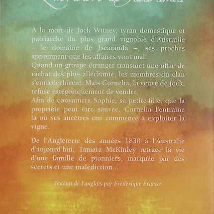 L'Héritière de Jacaranda - Tamara McKinley - roman historique Australie famille secrets héritage amour destin - Livre