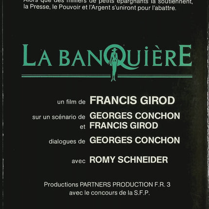 La Banquière – Jean Noli / Georges Conchon – Roman inspiré de la finance et du scandale bancaire - Livre