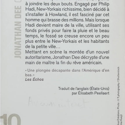 Ceux d'ici – Jonathan Dee – Roman américain, société, inégalités et rêve américain - Livre