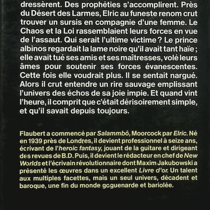 Stormbringer – Michael Moorcock – Le Cycle d’Elric Tome 4 – Fantasy, Elric, épée noire et Chaos - Livre