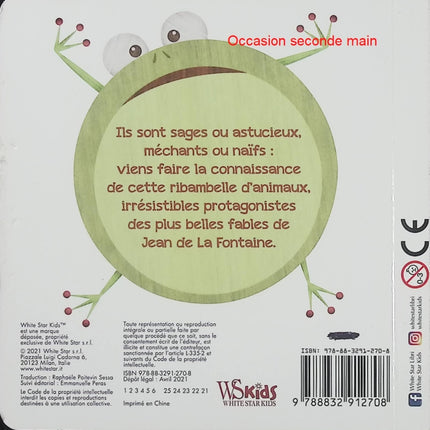 La Grenouille et le Bœuf, et autres fables – Jean de La Fontaine, Marisa Vestita – fables classiques illustrées, animaux et morale - Livre