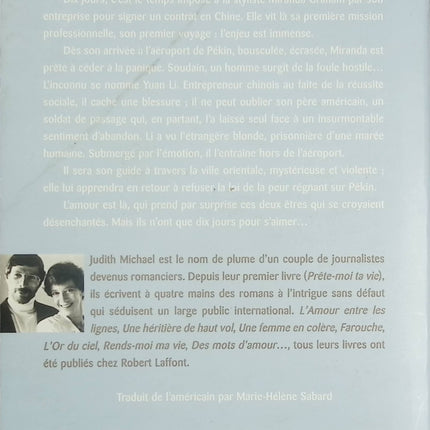 Les Amants de Xi’an – Judith Michael – roman d’amour en Chine – livre occasion - Livre