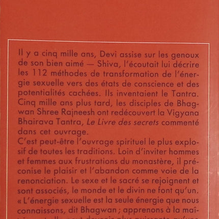 Le Livre des Secrets – Bhagwan Shree Rajneesh, méditation, spiritualité et exploration de la conscience - Livre