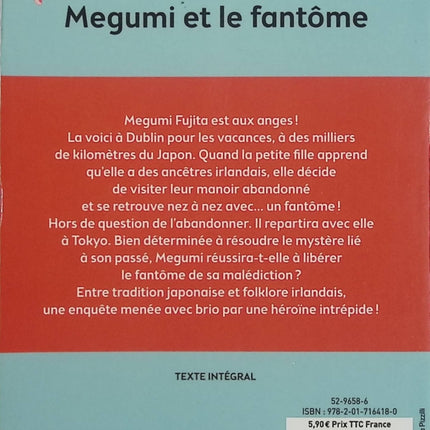 Megumi et le fantôme – Éric Senabre – roman jeunesse fantastique, aventure, Japon, fantôme, mystère et amitié - Livre