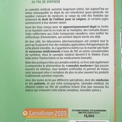 Cannabis médical de Michka – Livre sur le chanvre indien, le THC de synthèse et les usages thérapeutiques du cannabis - Livre