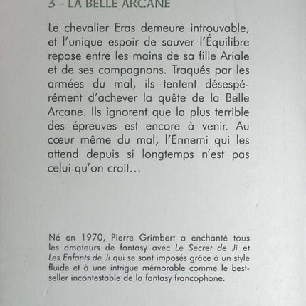 La Malerune - Tome 3 : La Belle Arcane - Michel Robert & Pierre Grimbert - Fantasy d'occasion - Saga épique - Livre