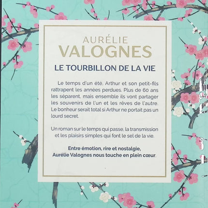 Le Tourbillon de la vie – Aurélie Valognes – Roman sur la transmission entre un grand-père et son petit-fils - Livre