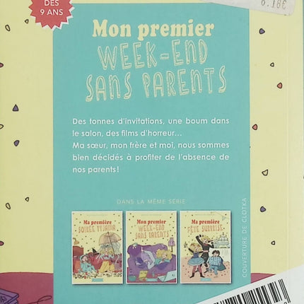 Mon premier week-end sans parents – Nathalie Charles – Roman jeunesse, autonomie, famille et aventure du quotidien dès 9 ans - Livre