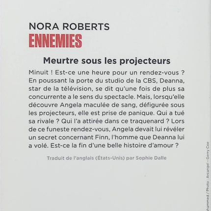 Ennemies – Nora Roberts, roman sentimental à suspense entre rivalités, secrets de famille et relations passionnelles - Livre