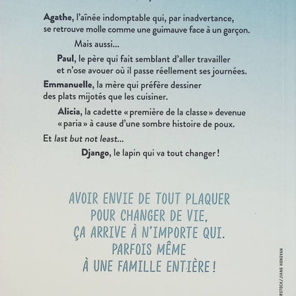 Un lapin peut changer une vie – Sandrine Kao – Roman jeunesse – Amitié, famille et émotions - Livre