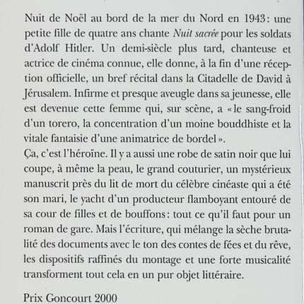 Ingrid Caven - Jean-Jacques Schuhl - Prix Goncourt et roman de littérature française en livre d'occasion - Livre