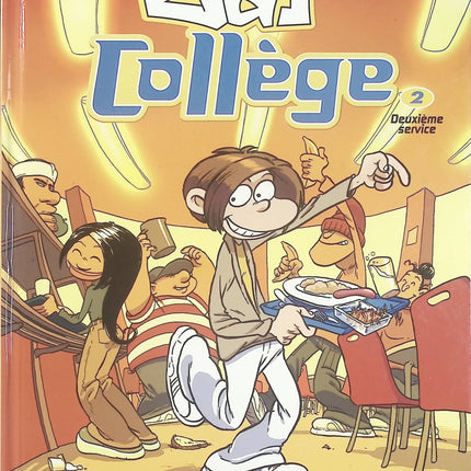 Zap Collège – Tome 2 – Deuxième Service – Téhem – BD jeunesse humoristique sur la vie au collège - Livre BD