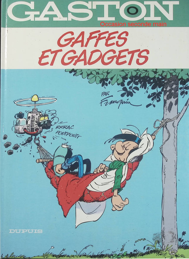 Gaston Lagaffe Tome 0 - Gaffes et gadgets - BD humour culte d'André Franquin - Livre BD