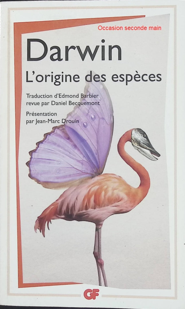 L'origine des espèces - Charles Darwin | Théorie de l'évolution, sélection naturelle, biologie | Livre d'occasion - Livre