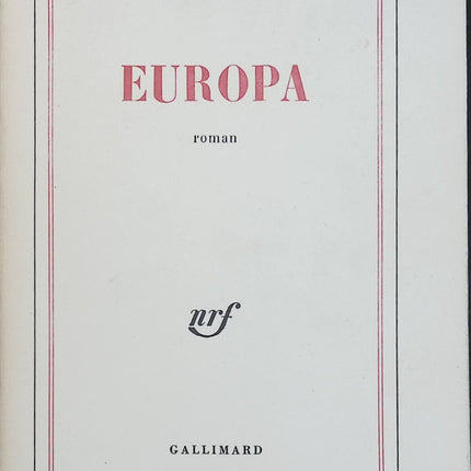 Europa – Romain Gary – Roman politique, historique et littérature française - Livre