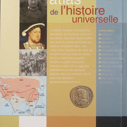 Atlas de l’histoire universelle – Vicente Villacampa – Documentaire jeunesse – Histoire du monde - Livre