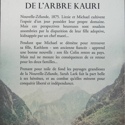 À l’ombre de l’arbre Kauri – Sarah Lark – Saga familiale en Nouvelle-Zélande – Amour et aventure - Livre