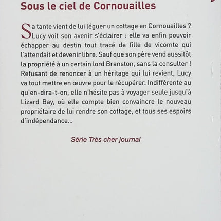 Sous le ciel de Cornouailles Tome 2 – Jennifer McQuiston – Romance historique indépendante et passion en Angleterre - Livre