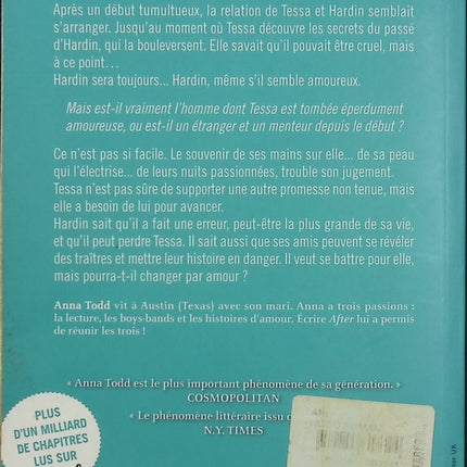 After Saison 2 – After We Collided – Anna Todd – Romance New Adult, Tessa et Hardin - Livre