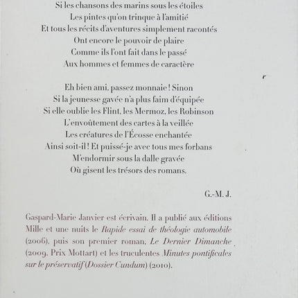 Quel trésor ! – Gaspard-Marie Janvier – Roman d’aventures, quête de trésor et héritage littéraire écossais autour de Stevenson - Livre