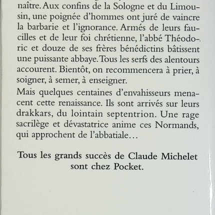 Les défricheurs d'éternité - Claude Michelet - Roman historique Moyen Âge d'occasion - Livre