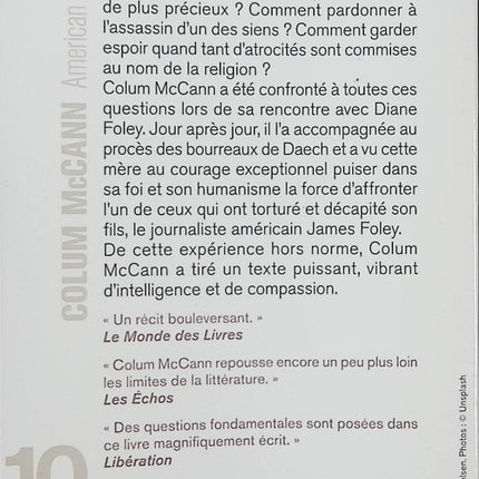 American Mother – Colum McCann et Diane Foley – Témoignage, James Foley et Daech - Livre