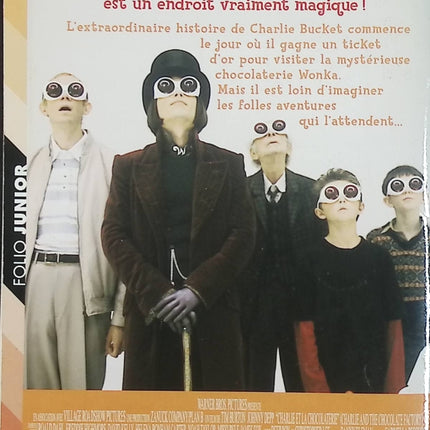 Charlie et la Chocolaterie Édition du film Roald Dahl Roman jeunesse - Livre