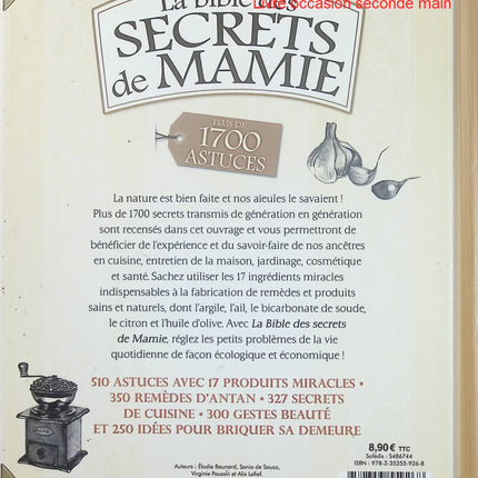 La Bible des secrets de Mamie - Collectif - Trucs et astuces du quotidien - Livre