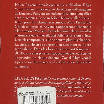 Les Ravenel Tome 2 Une orchidée pour un parvenu – Lisa Kleypas – Romance historique victorienne – aristocratie anglaise et passion - Livre