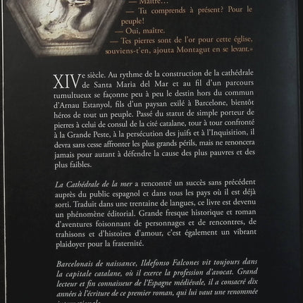 La cathédrale de la mer - Ildefonso Falcones - Roman historique - Barcelone - Moyen Âge - Espagne - Cathédrale - Inquisition - Livre