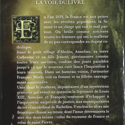 Malefica Tome 1 - La Voie du Livre - Hervé Gagnon - Roman historique et ésotérique - Livre