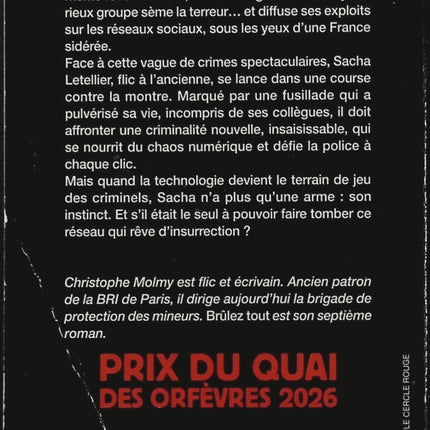 Brûlez tout – Christophe Molmy – Thriller policier français, enquête criminelle et suspense - Livre