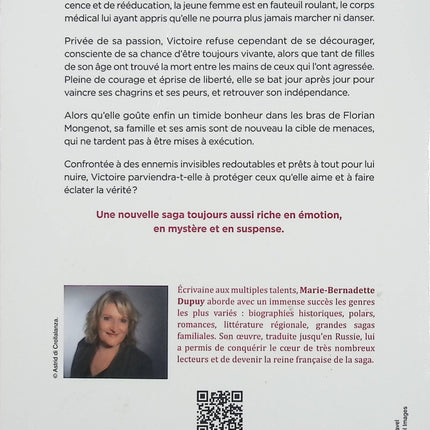 Le Château des secrets – Tome 2 : La Ballerine de l’ombre – Marie-Bernadette Dupuy – roman historique, suspense et saga familiale - Livre