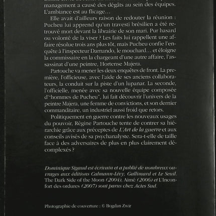 Conte d’exploitation – Dominique Sigaud – Roman policier Actes Noirs – Enquête, meurtres et corruption - Livre