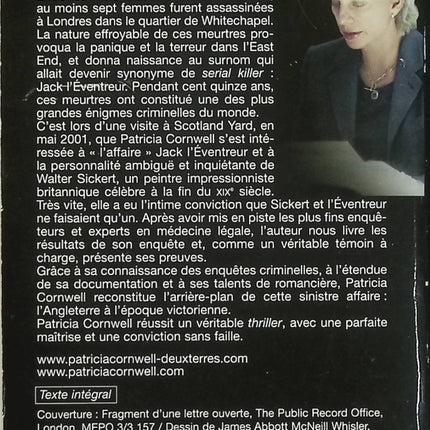 Jack l'Éventreur, Affaire Classée - Portrait d'un tueur - Édition définitive - Patricia Cornwell - Livre d'occasion - Livre