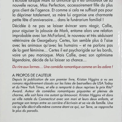 L'amour et tout ce qui va avec – Kristan Higgins – romance contemporaine, comédie romantique, amour, famille et nouvelles rencontres - Livre