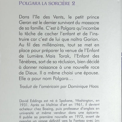 Polgara la sorcière Tome II : Les années d'enfance - David et Leigh Eddings - Fantasy d'occasion - Saga de La Belgariade - Livre