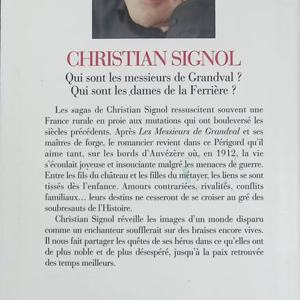 Les Dames de la Ferrière – Christian Signol | Saga familiale, roman du terroir et Périgord au XXᵉ siècle - Livre