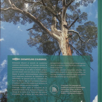 Grimpeurs d'arbres - Des métiers entre terre et ciel - Beau livre nature de Pedro Lima avec Francis Hallé - Livre
