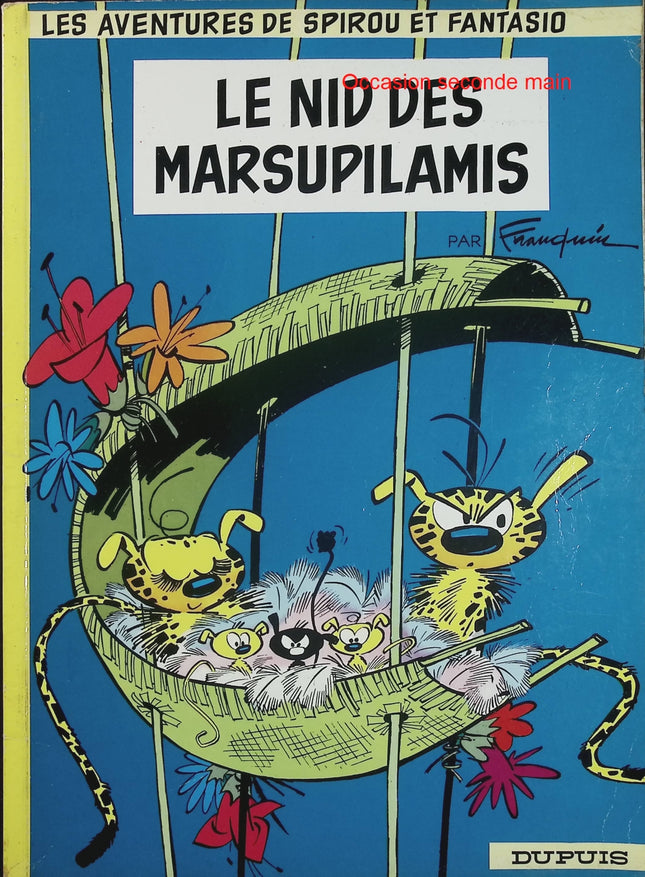 Spirou et Fantasio Tome 12 - Le Nid des Marsupilamis - André Franquin - Bande dessinée d'occasion - Livre BD