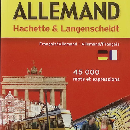 Dictionnaire allemand Hachette Langenscheidt – Français-allemand / Allemand-français – Poche – Études et voyage - Livre