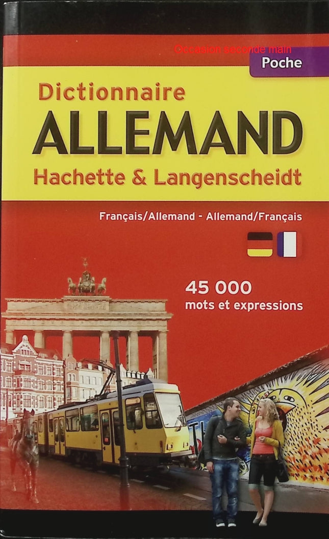 Dictionnaire allemand Hachette Langenscheidt – Français-allemand / Allemand-français – Poche – Études et voyage - Livre