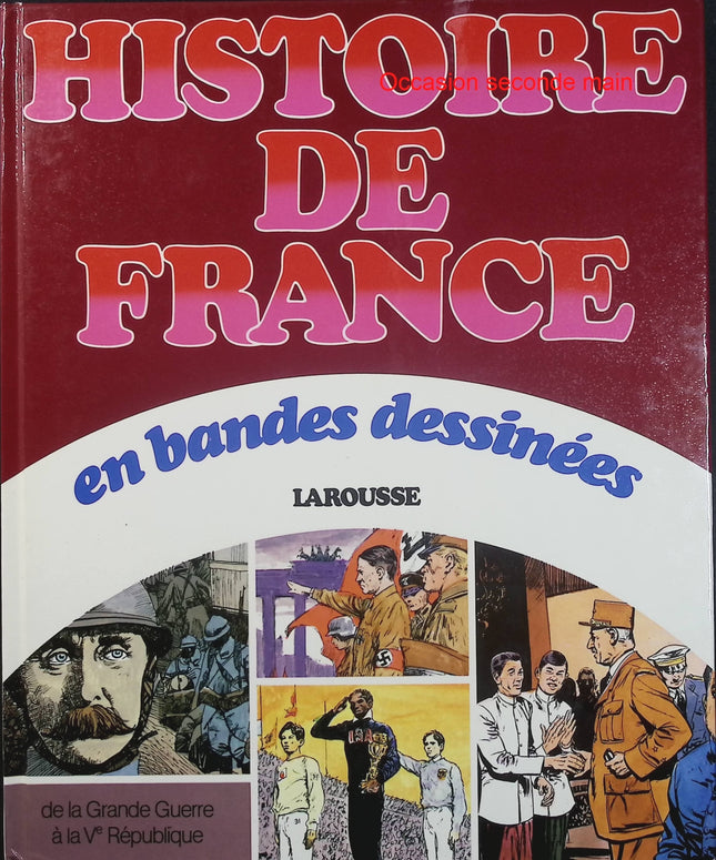 Histoire de France en bandes dessinées – De la Grande Guerre à la Ve République – BD historique - Livre BD