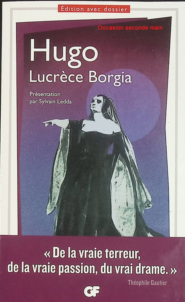 Lucrèce Borgia – Victor Hugo – Théâtre romantique français – Livre d'occasion - Livre
