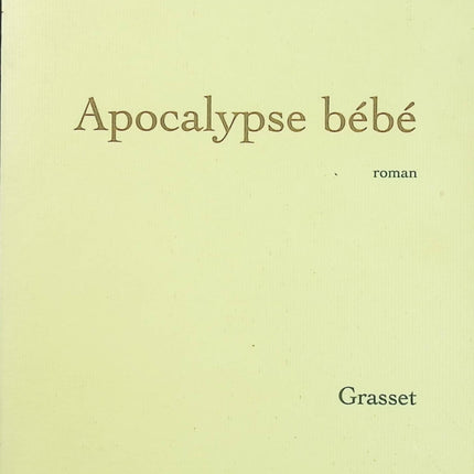 Apocalypse bébé - Virginie Despentes - Roman contemporain - Prix Renaudot - Livre