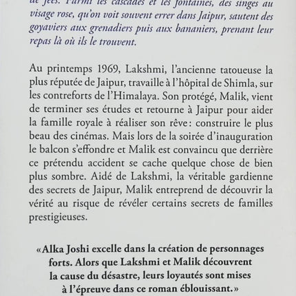 Le Secret de Jaipur – Alka Joshi – Roman indien, secrets de famille et destin - Livre